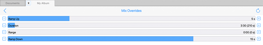 Mix Overrides