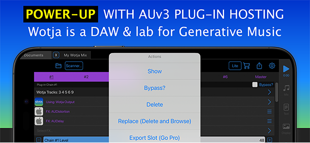 Wotja for iPhone Screen 6