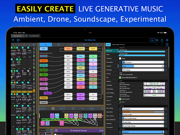 Wotja for iPad Screen 2