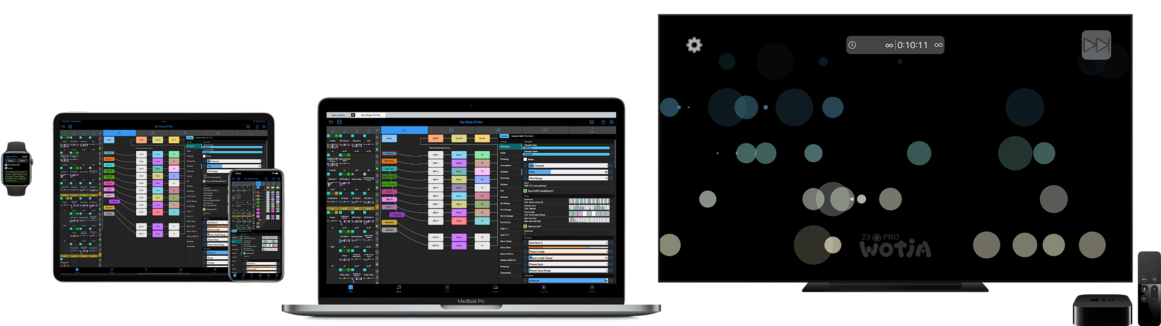 Wotja®: Free Software for Ambient Generative Music & MIDI - AU3/VST3 Host App & Plugin
